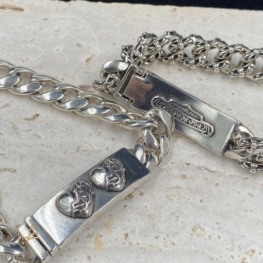 CH Fancy Link Curb Chain Bracelet - CH0052 image 2