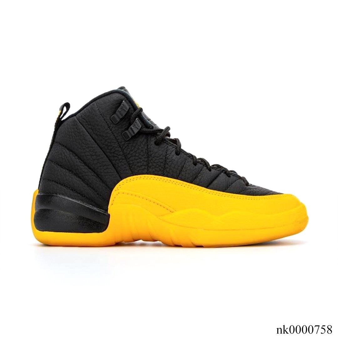 AJ 12 Retro Black University Gold Shoes Sneakers - nk0000758 image
