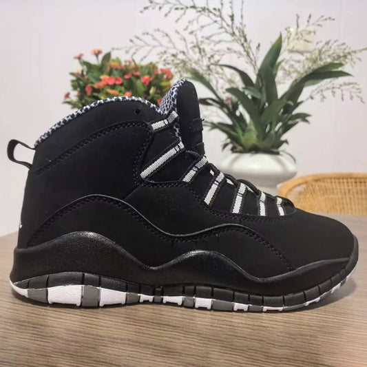 AJ 10 Black & White "Stealth" Shoes Sneakers - nk0004817 image 2