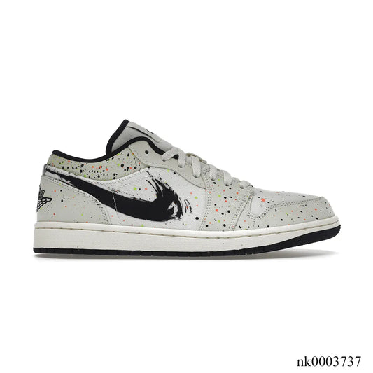 AJ 1 Low Brushstroke Shoes Sneakers - nk0003737 image 2
