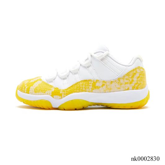 AJ 11 Retro Low Tour Yellow Snakeskin Shoes Sneakers - nk0002830 image 2