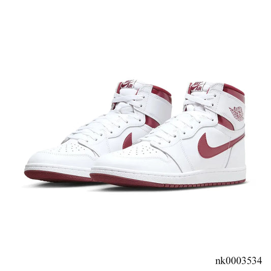 AJ 1 High 85 Metallic Burgundy Shoes Sneakers - nk0003534 image 2