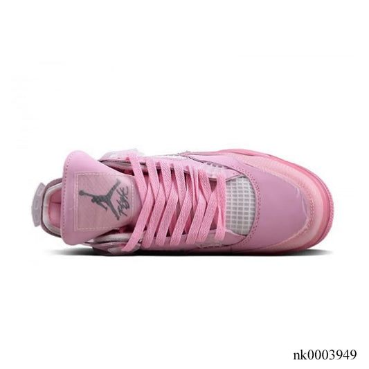 OW X AJ 4 Pink Shoes Sneakers - nk0003949 image 2