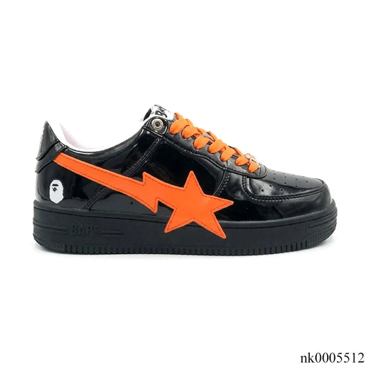 A Bathing Ape Bape Sta OS Feature Exclusive M2 Black Orange Shoes Sneakers - nk0005512 image 0