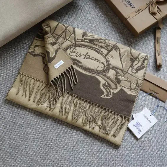 BUR Scarf - BUR0029 - Brown image