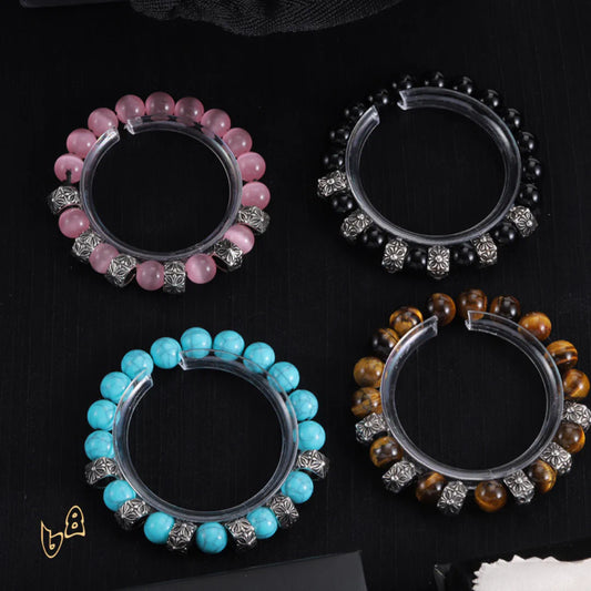 CH Cross Flower Ball Bracelet - CH0075 image 2