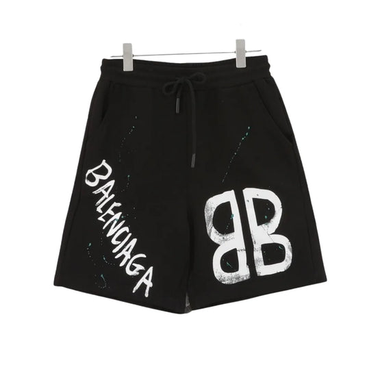 BLCG BB Graffiti Logo Shorts in Black - 610 - blcg0000610 image 0
