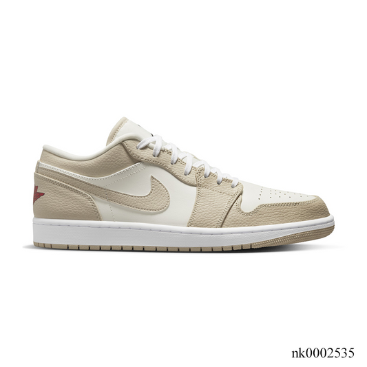 AJ 1 Low SE Sail Rattan University Red Shoes Sneakers - nk0002535 image