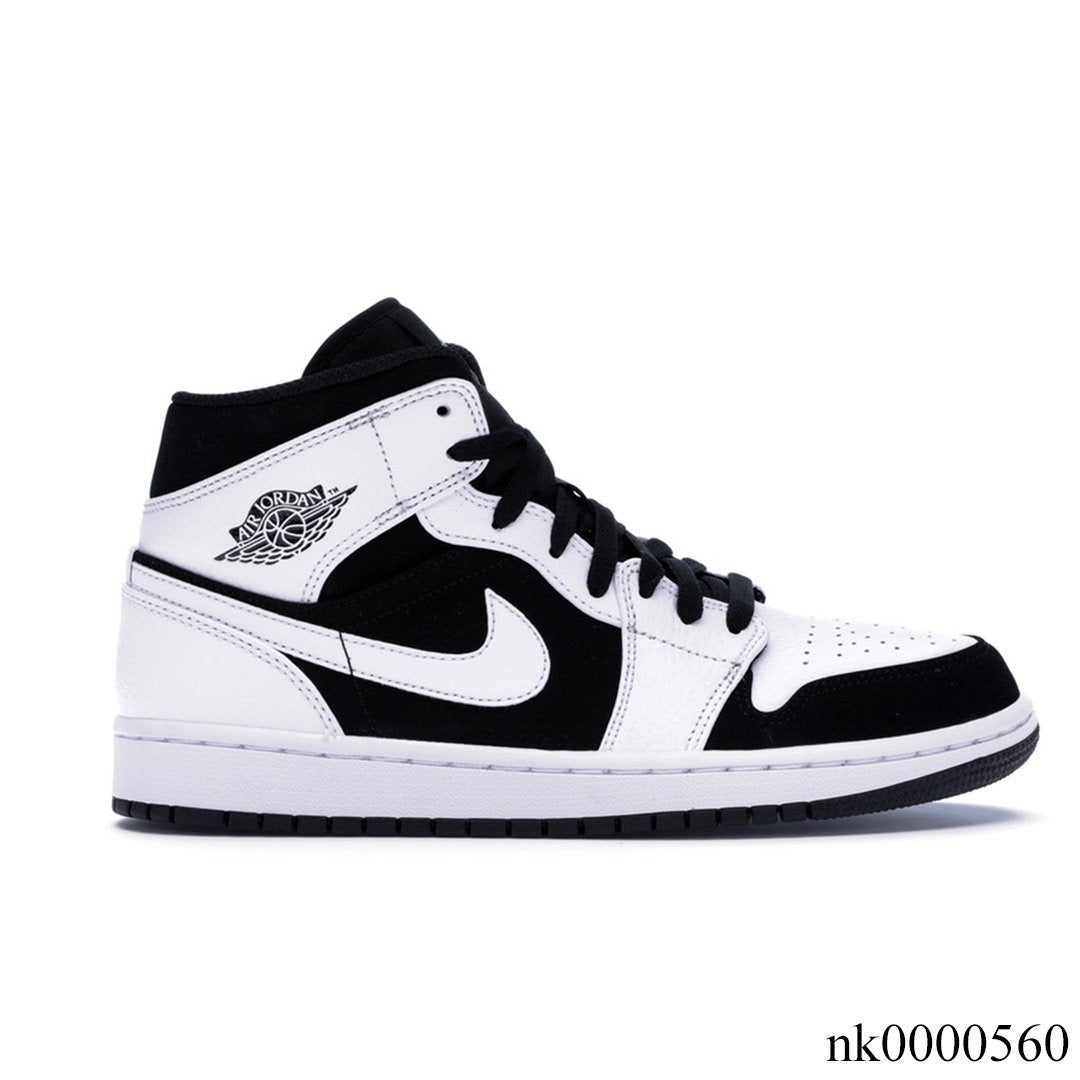 AJ 1 Mid White Black Shoes Sneakers - nk0000560 image