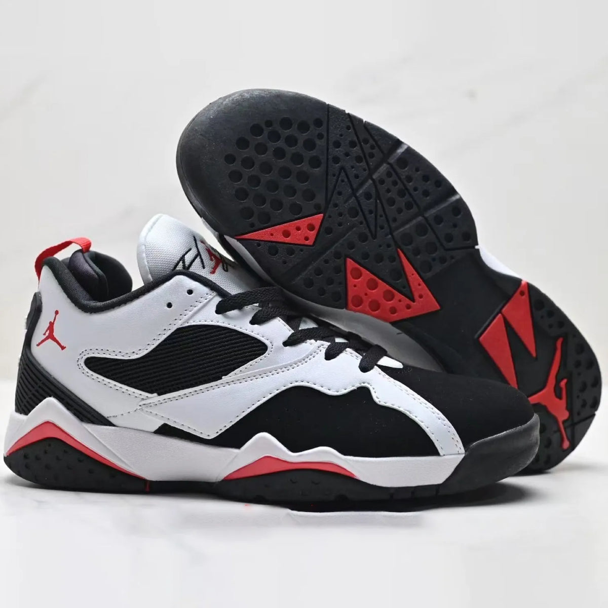 JD MVP 92 White Black Gym Red Shoes Sneakers - nk0005325 image 4