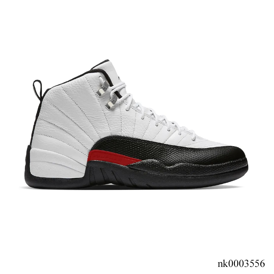 AJ 12 Red Taxi Shoes Sneakers - nk0003556 image