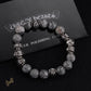CH Grey Beaded Cross Bracelet - CH0069 image 5