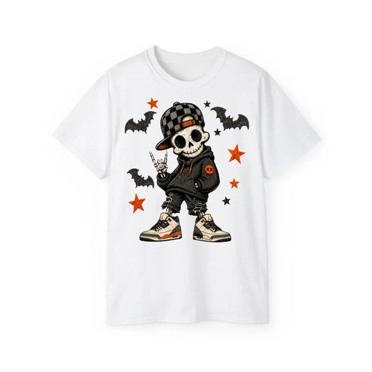 Boy Skeleton Halloween T-Shirt - POD0006 image 0