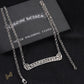 CH Scroll Label Chain Necklace - CH0019 image 0
