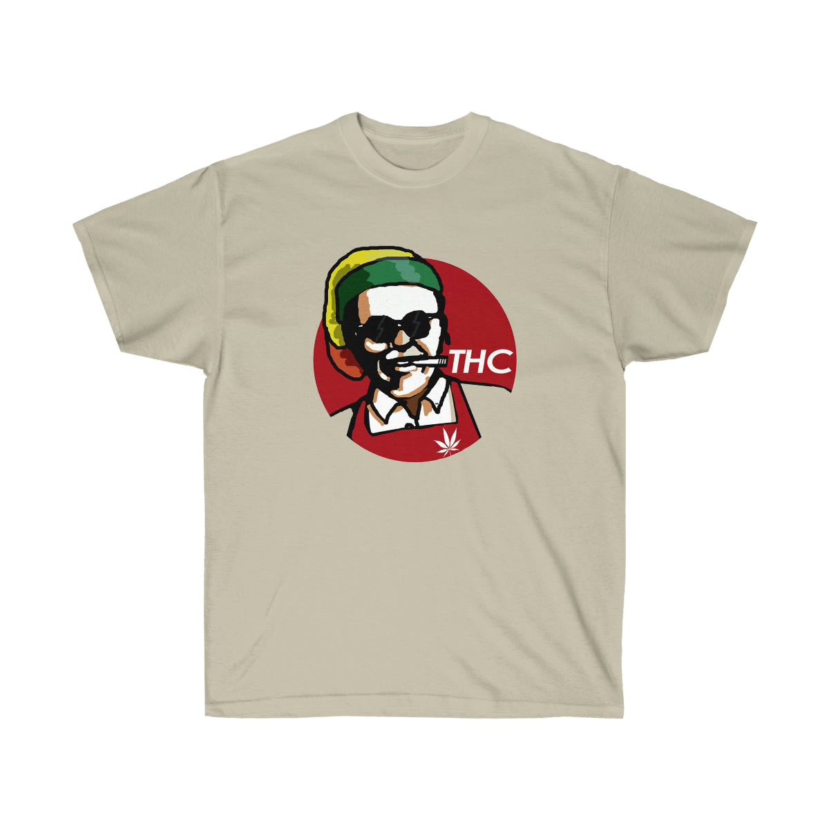 THC Red King Men T-Shirt - Sand, XL image