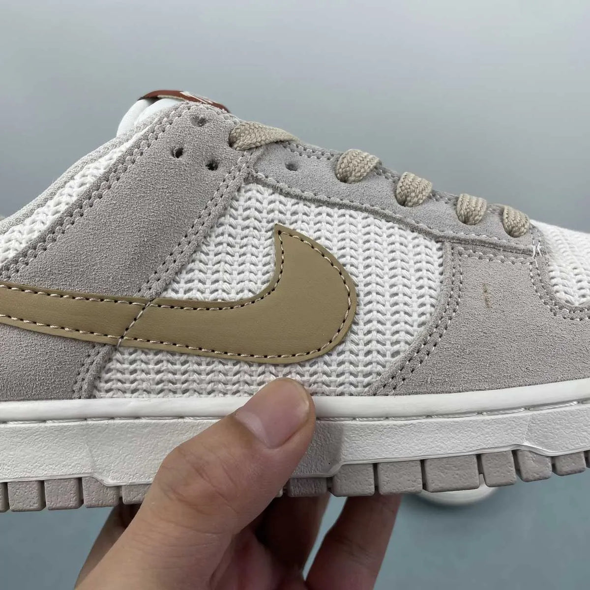 Dunk Low SE WMNS Sail / Light Orewood Brown Shoes Sneakers - nk0005382 image 11