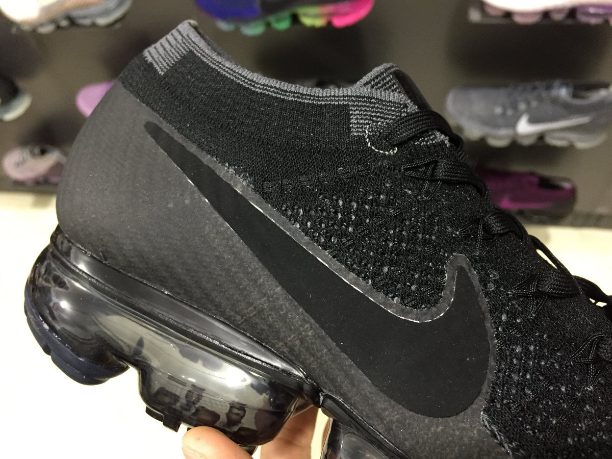 Air VaporMax Flyknit Black Dark Grey Shoes Sneakers - nk0000455 image 3