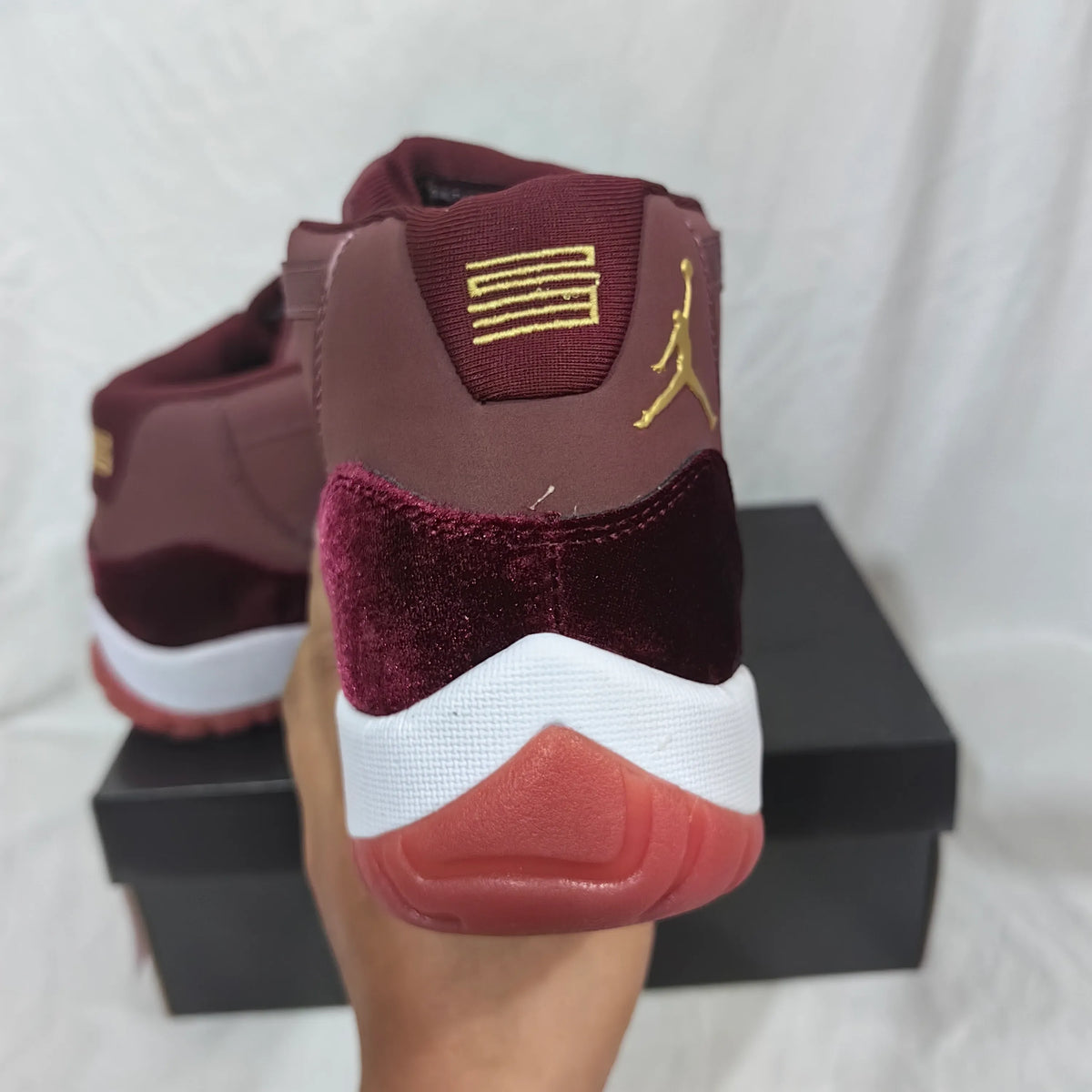 AJ 11 Heiress Velvet Shoes Sneakers - nk0003848 image 11