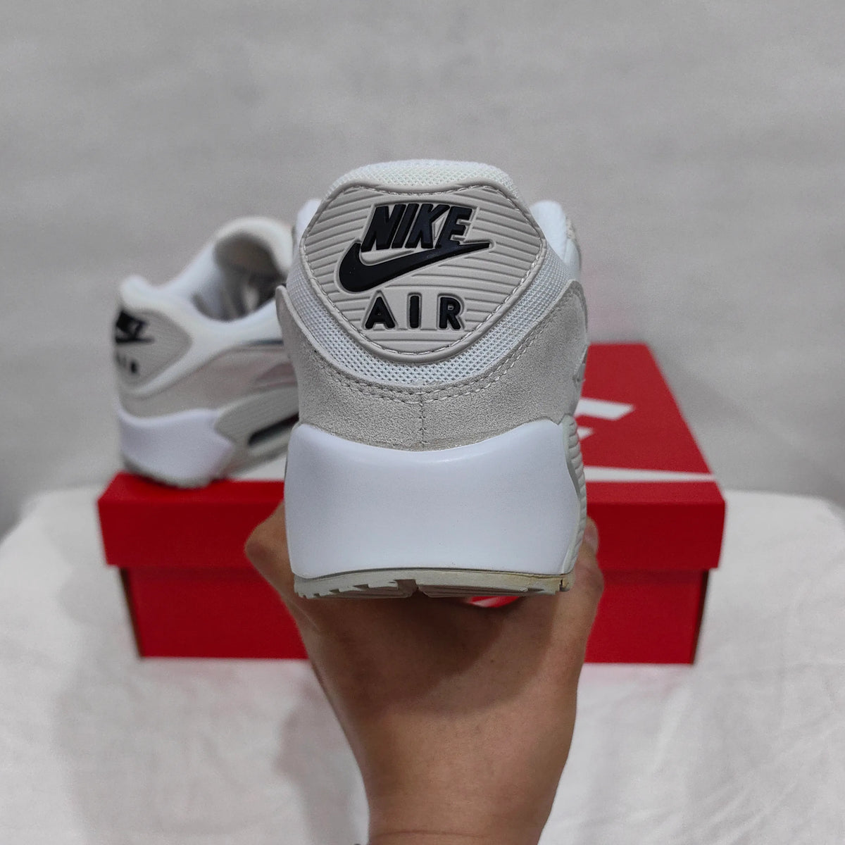 AM 90 'Light Bone' Shoes Sneakers – nk0005025 image 6