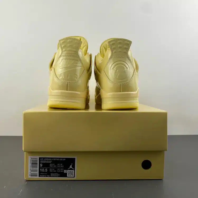 [PREMIUM] J Balvin x AJ 4 Lemonade Shoes Sneakers - nk0005304 image 12