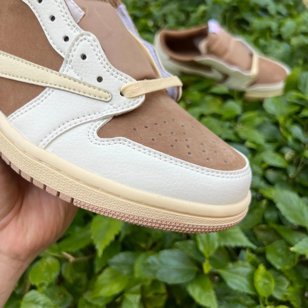 Travis Scott x AJ 1 Low OG Brown Shy Shoes Sneakers – nk0004811 image 4