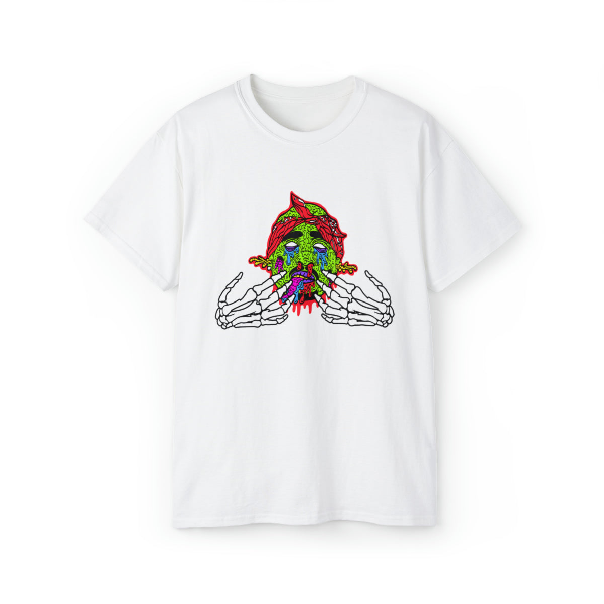 2Pac Monster  T-Shirt - White, XL image