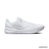 Kobe 8 Protro Triple White Shoes Sneakers - nk0004036 image 0