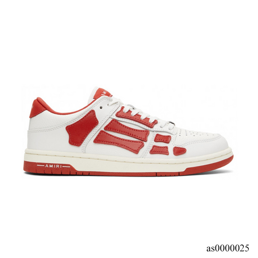 AMR Skel Top Low White Red Shoes Sneakers - as0000025 image