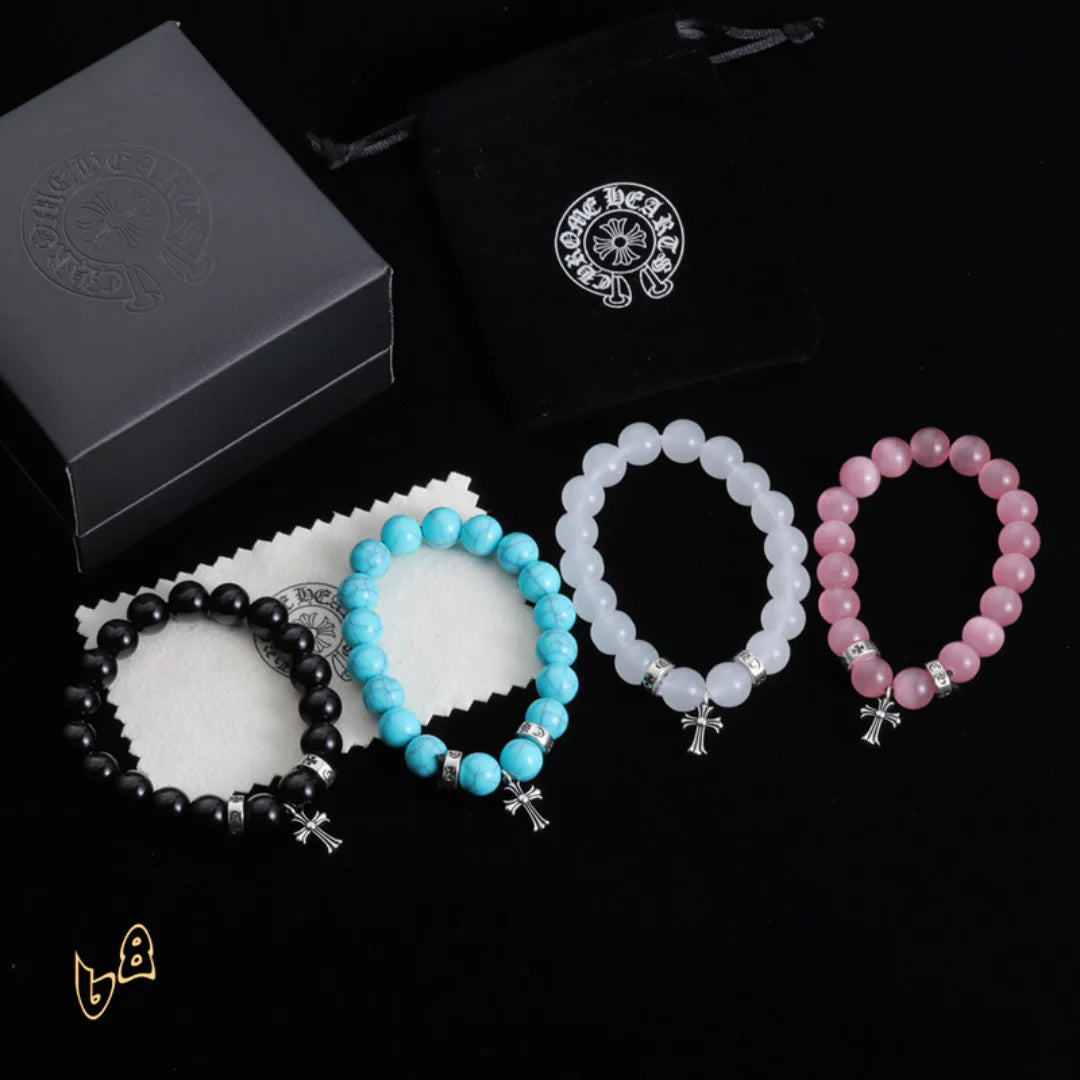 CH Beaded Cross Bracelet - CH0070 image 5