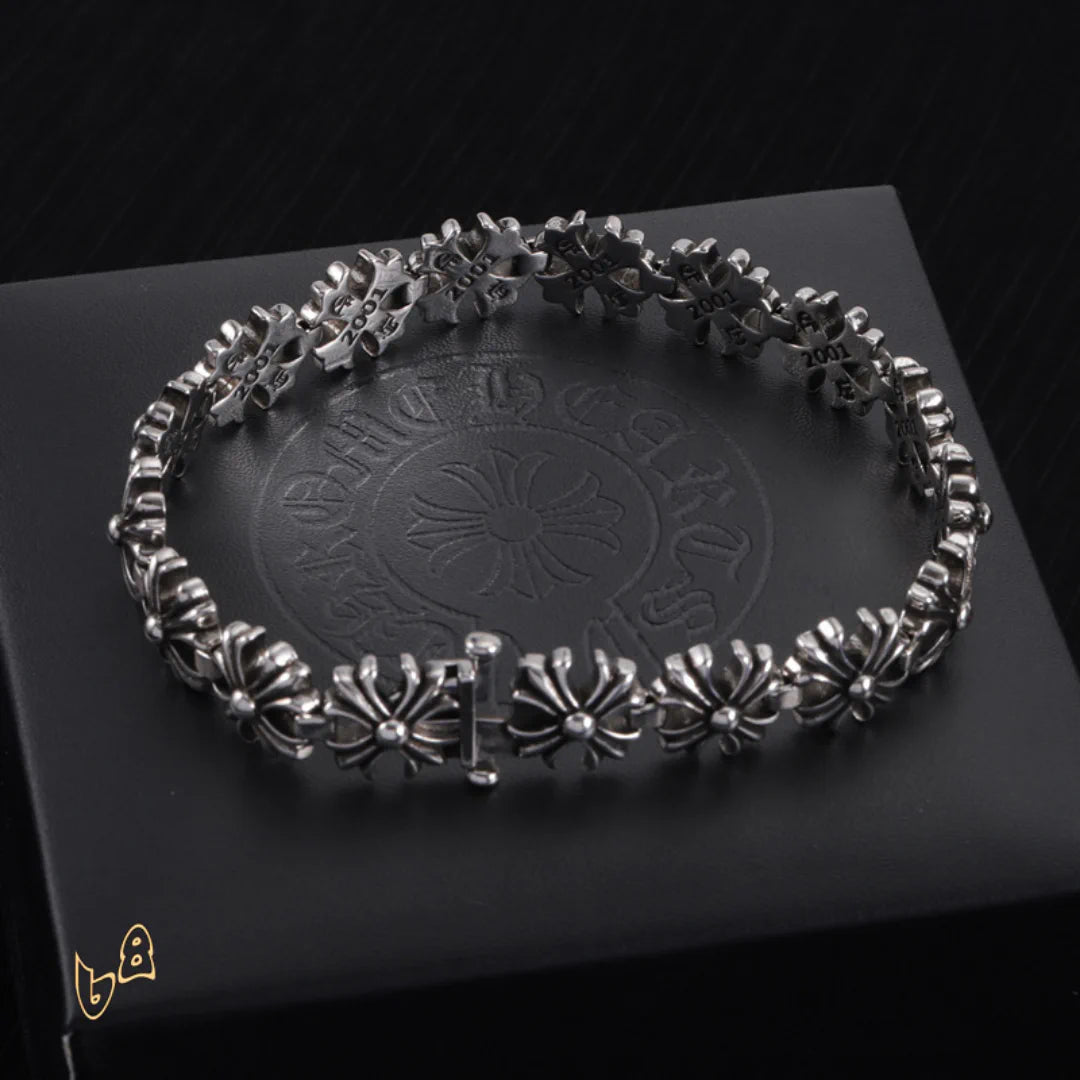 CH Cross Flower Bracelet - CH0068 image 0