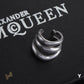 McQueen Multi Hoop Ear Cuffs - MCQ0018 - Silver image