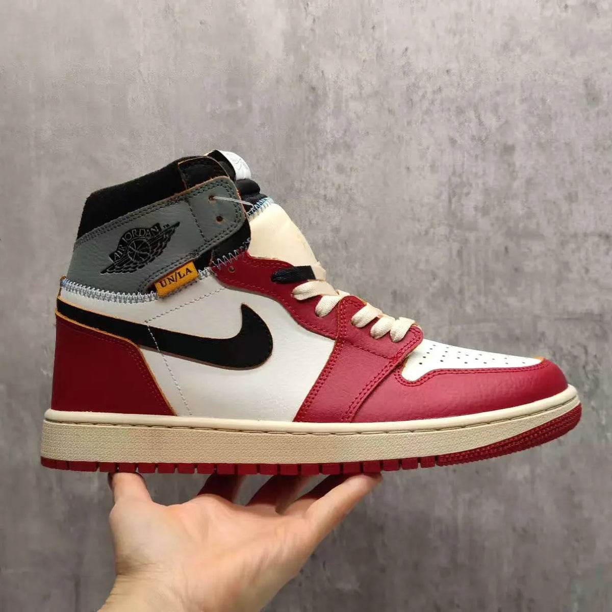 Union LA x AJ 1 High OG Chicago Shoes Sneakers - nk0004196 image 6