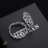 McQueen Silver Chain Earrings - MCQ0020 image 0