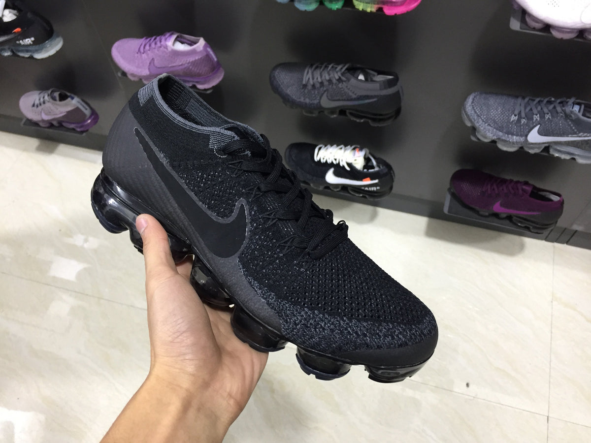 Air VaporMax Flyknit Black Dark Grey Shoes Sneakers - nk0000455 image 19