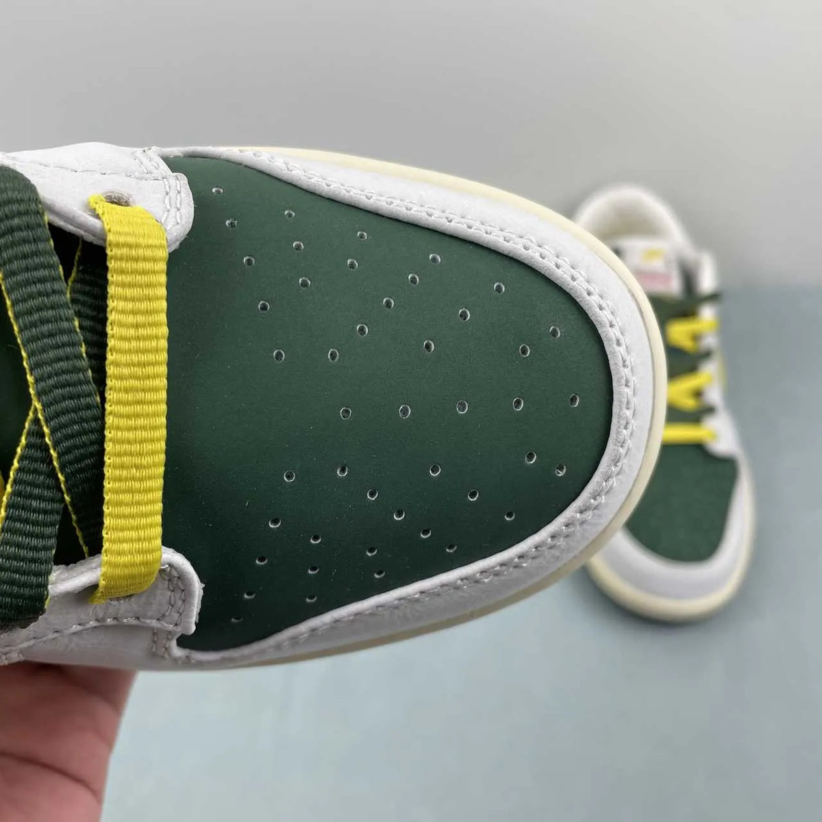 Dunk Low Retro "Sail/University Gold-Fir" Shoes Sneakers - nk0005383 image 10