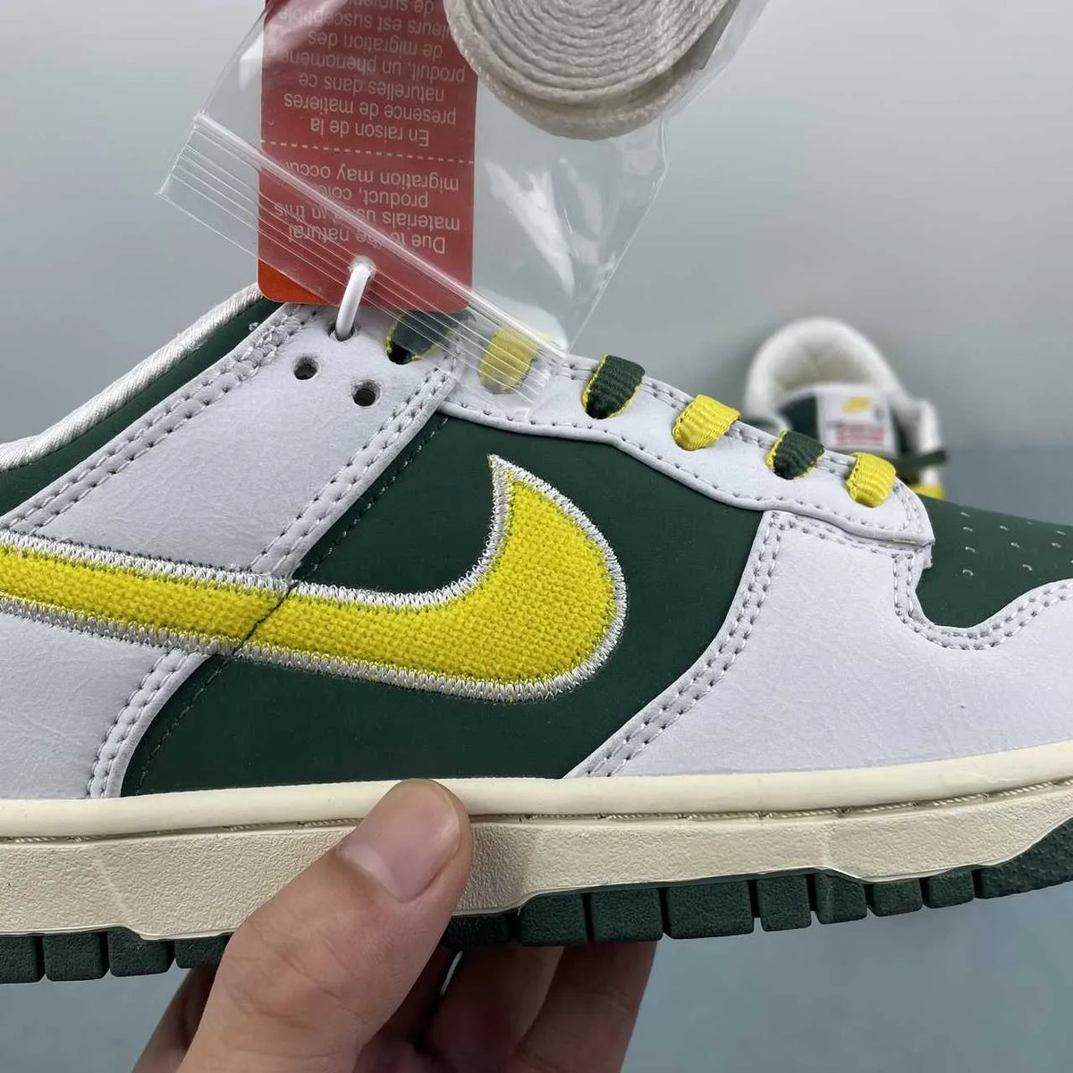 Dunk Low Retro "Sail/University Gold-Fir" Shoes Sneakers - nk0005383 image 11