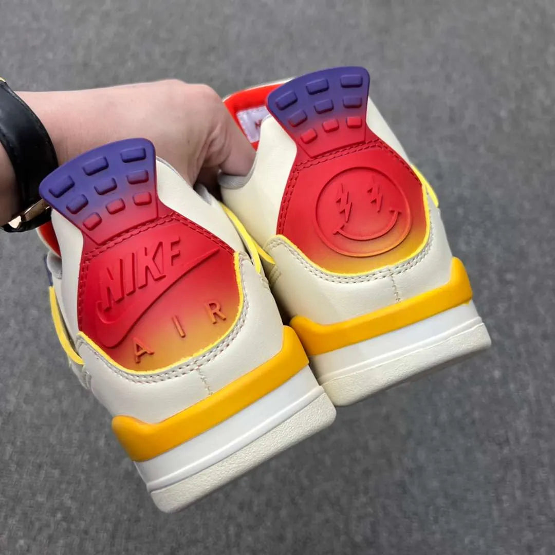 J Balvin x AJ 4 Medellín Sunset Shoes Sneakers - nk0004249 image 6