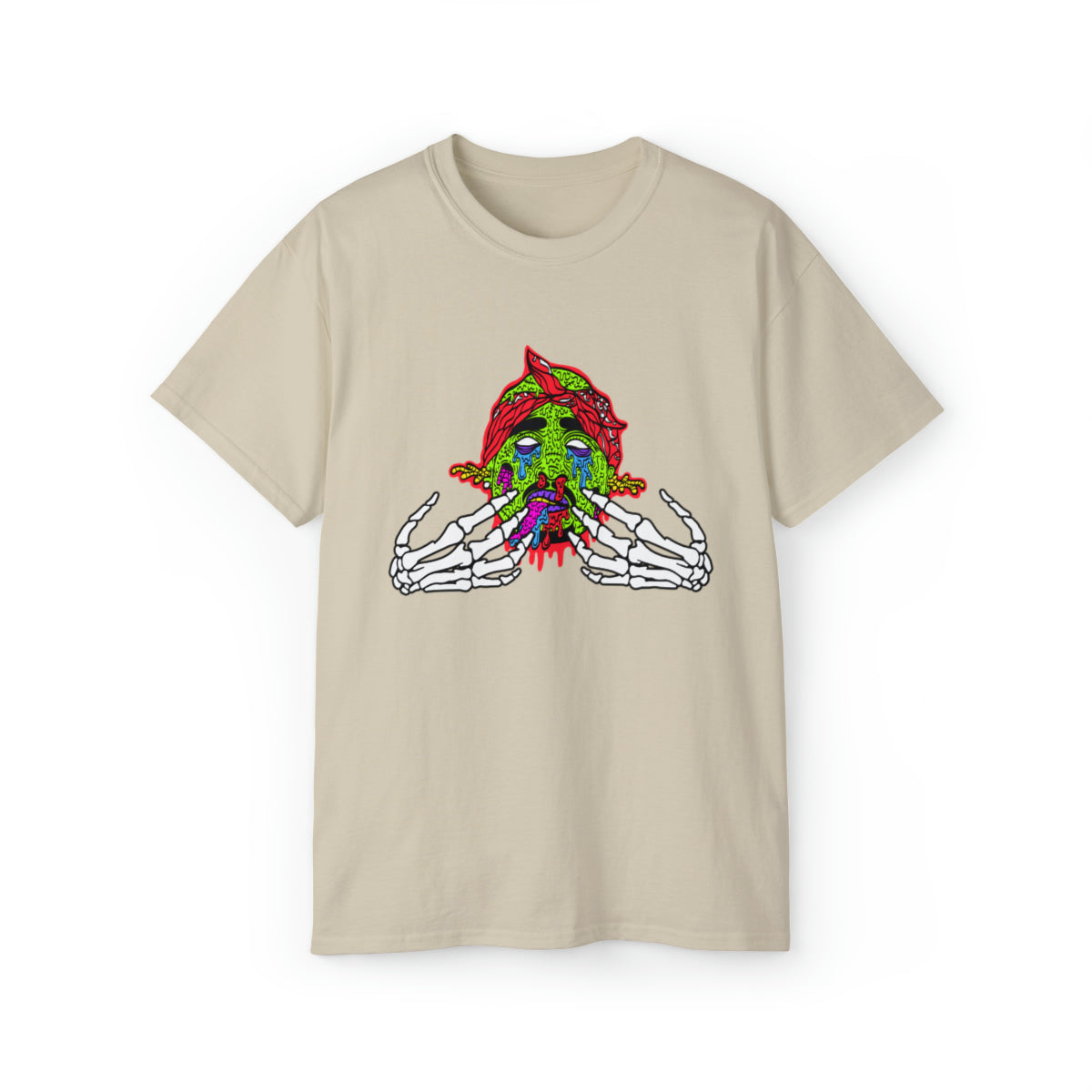 2Pac Monster  T-Shirt - Sand, 3XL image