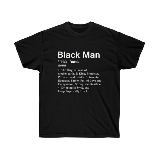 Black Men Definition Men T-Shirt image 0