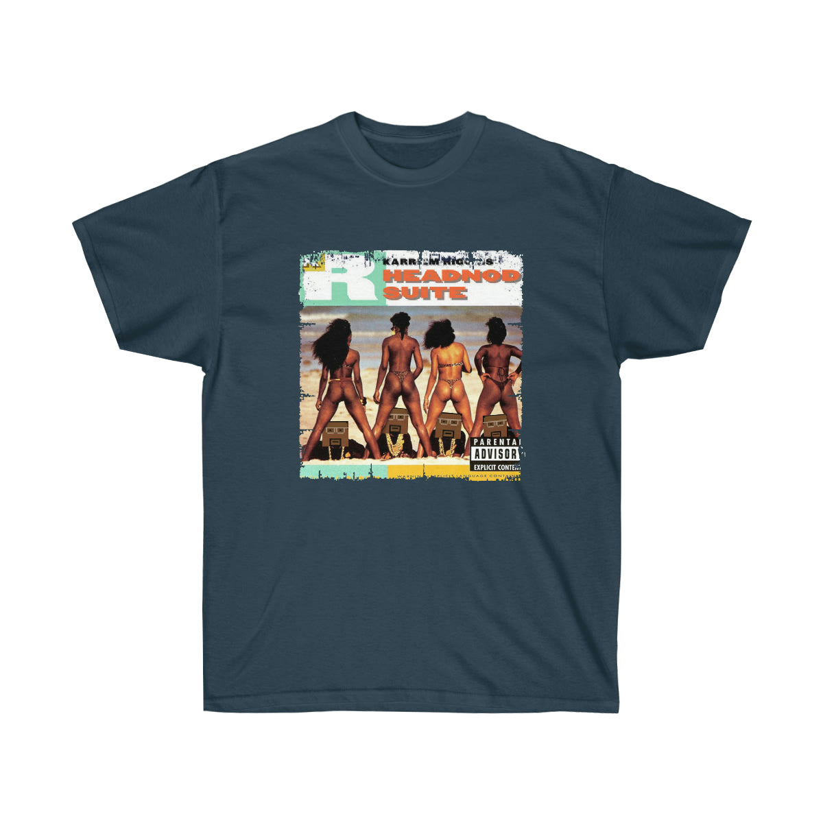 Rap Live Crew Men T-Shirt - Blue Dusk, L image