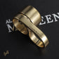 McQueen Double Logo-Engraved Antiqued Ring - MCQ0013 image 2