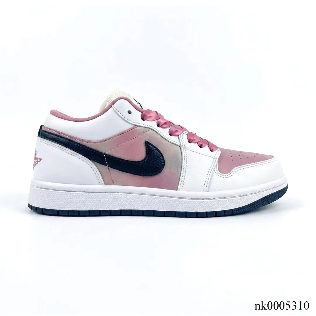 AJ 1 Low SE White Black Desert Berry Shoes Sneakers – nk0005310 image 0