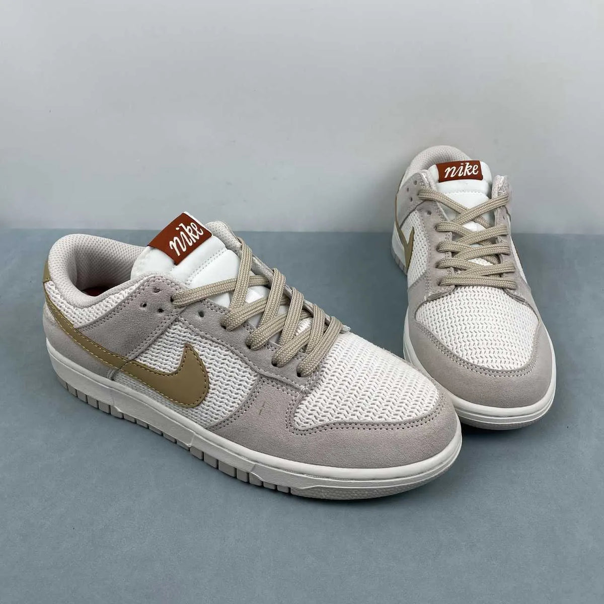 Dunk Low SE WMNS Sail / Light Orewood Brown Shoes Sneakers - nk0005382 image 8