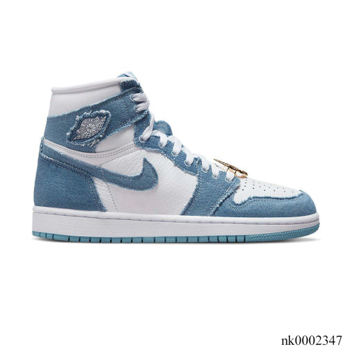 AJ 1 High OG Denim Shoes Sneakers - nk0002347 image 0