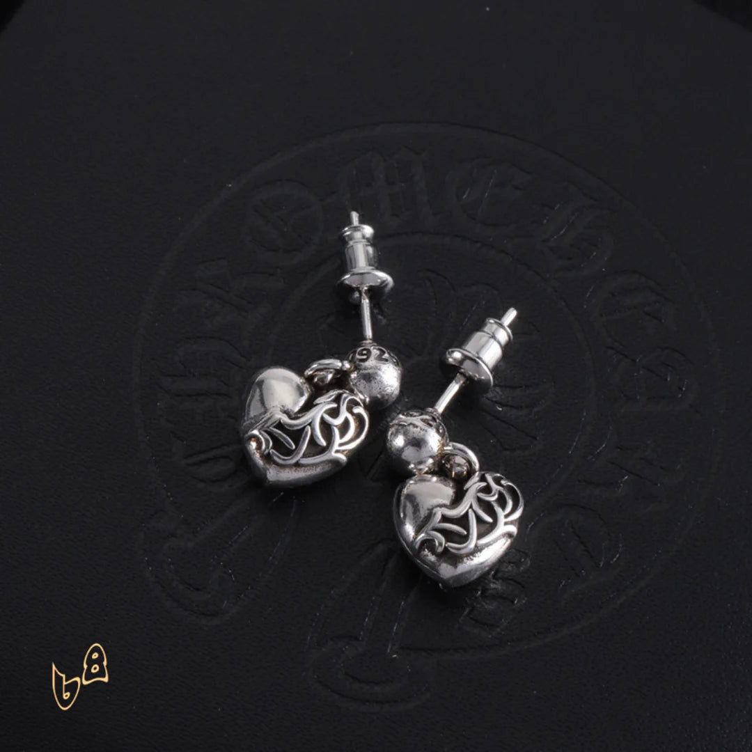CH Vine Heart Drop Earrings - CH0153 image 0