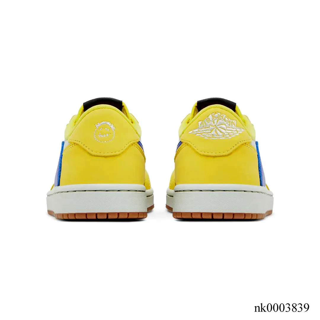 Travis Scott x AJ 1 Low OG Canary/Elkins Shoes Sneakers - nk0003839 image 3