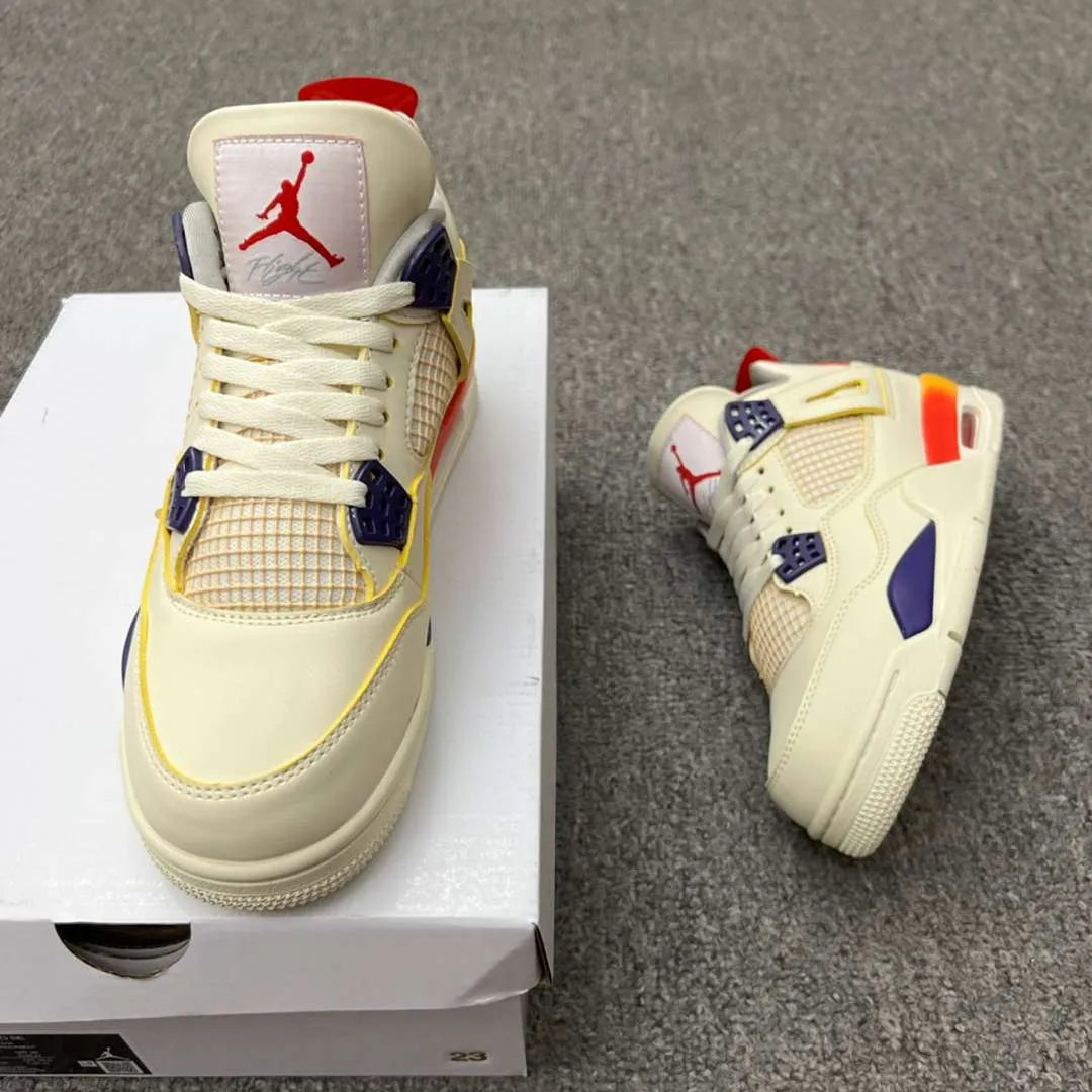 J Balvin x AJ 4 Medellín Sunset Shoes Sneakers - nk0004249 image 2
