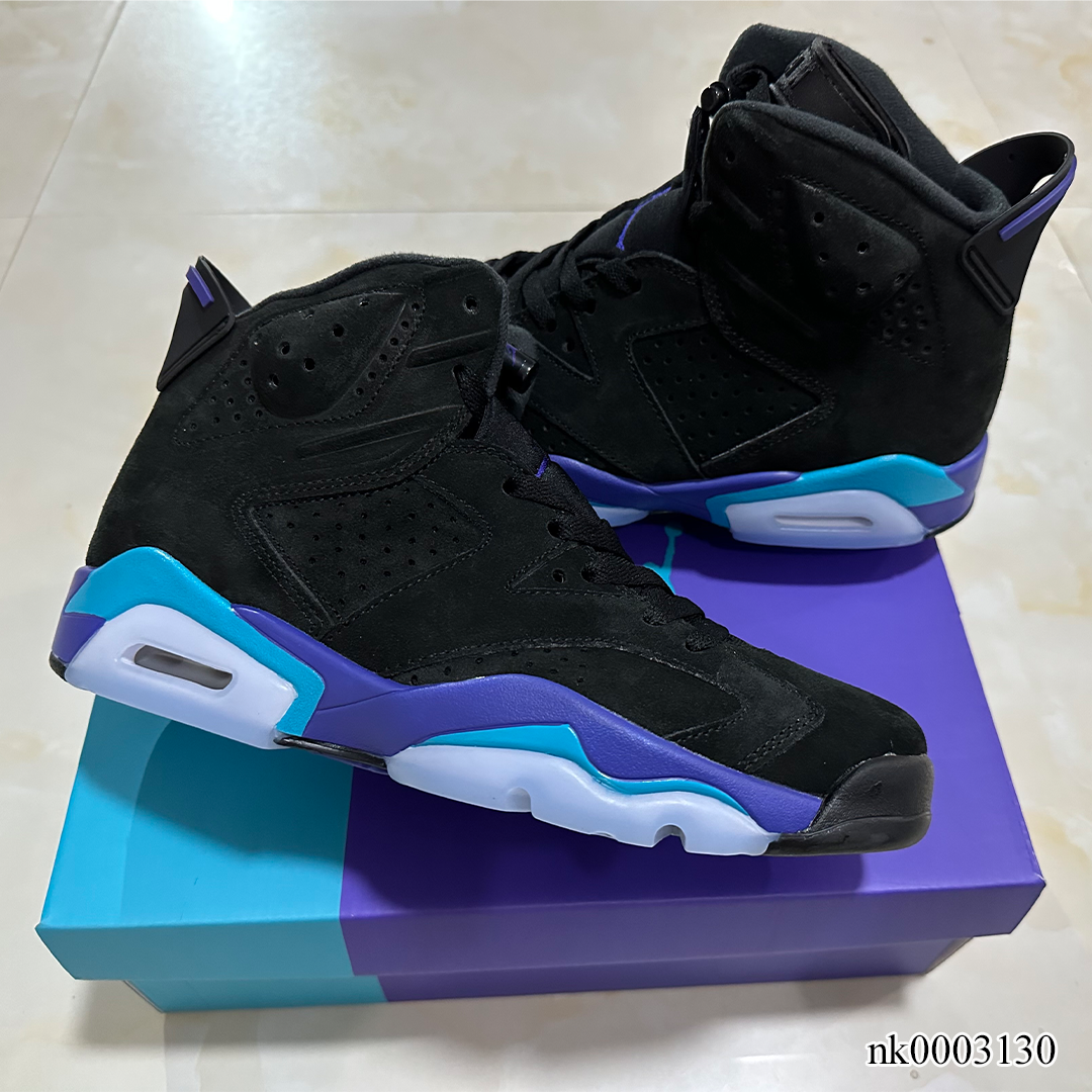 AJ 6 "Aqua" Shoes Sneakers - nk0003130 image 12