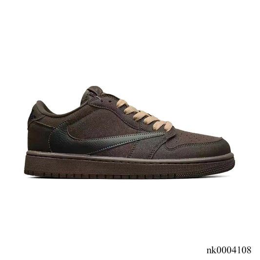 Travis Scott x AJ 1 Low OG Velvet Brown Shoes Sneakers - nk0004108 image 0
