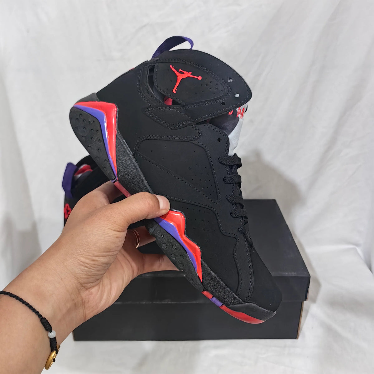 AJ 7 Retro "Raptor/ Charcoal" Shoes Sneakers - nk0005258 image 4